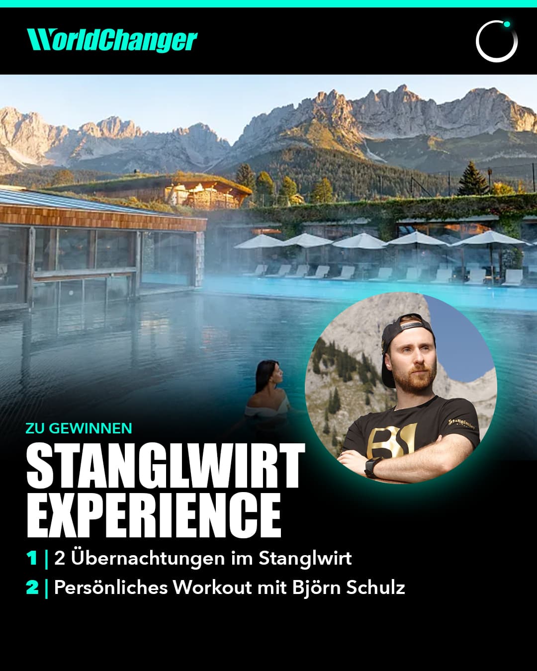 Stanglwirt Experience – zwei Übernachtungen und persönliches Workout mit Björn Schulz
